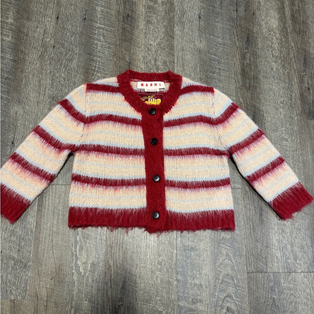 Marni Mohair Cropped Cardigan Size IT 40